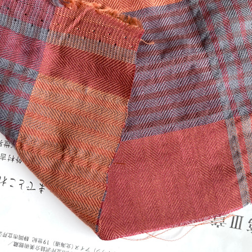 114gsm rayon cotton warm checks, by metre