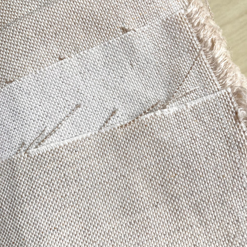 315gsm linen cotton canvas, by metre