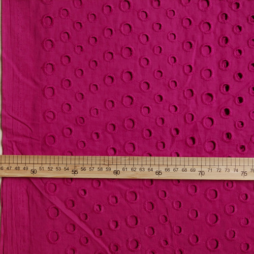 108gsm cutwork dots cotton, by metre