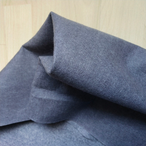 232gsm wool felt blue grey, by half metre