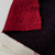 Wool double knit dark red & black 369gsm, by piece