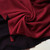 Wool double knit dark red & black 369gsm, by piece