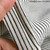 Cotton stretch interlock beige stripe 200gsm, last 1m