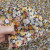 71gsm yellow floral cotton, by metre