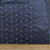 132gsm navy embroidered cotton voile, by metre