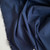 205gsm dusty blue stretch cotton linen blend, by metre