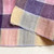 130gsm purple multi check cotton linen (restock), by metre