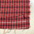 132gsm light red plaid cotton linen, by metre