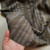 194gsm green stripe cotton lyocell linen, by metre