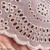 Broderie anglaise trim dusty pink 415mm (B-grade), by piece