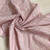Broderie anglaise trim dusty pink 415mm (B-grade), by piece