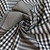 203gsm black plaid cotton blend, by piece
