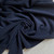 Cupro nylon stretch double knit dark navy 262gsm, by metre