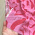 128gsm abstract pink viscose polyamide, by metre