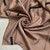 124gsm geometric brown viscose polyamide, by metre
