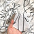 95gsm ivory strokes viscose polyamide, by metre