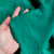 245gsm green slubby rayon linen, by metre