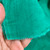 135gsm green linen blend, by metre