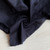 143gsm black linen cotton, by metre