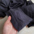154gsm black viscose linen, last 2.8m