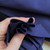 Navy blue lyocell blend ponte 218gsm, by metre