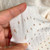 Cotton viscose pointelle rib knit floral 235gsm, by metre