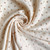 Cotton viscose pointelle rib knit floral 235gsm, by metre