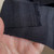 141gsm black jacquard rayon ramie, by metre