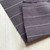 165gsm grey pinstripe cotton linen, by metre