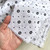 140gsm flower dot rayon linen, by metre