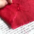 173gsm red linen (seconds), by metre