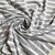 Modal stretch jersey grey stripe 203gsm, by metre