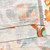 181gsm sunny floral linen rayon, by metre