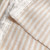 115gsm beige stripe double gauze, by metre