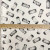 199gsm corks print cotton linen, by metre