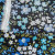 74gsm blue floral lawn, last 1.25m
