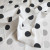 121gsm large black polka dot poplin, by piece