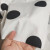 121gsm large black polka dot poplin, by piece