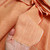 181gsm orange two-tone linen rayon, by metre