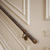 Wood Handrail Kit 1.2m x 40mm Ebony & Antique Copper Bracket