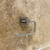 Bathroom Accessories Set - Stainless - Toilet Roll Holder - Square Base