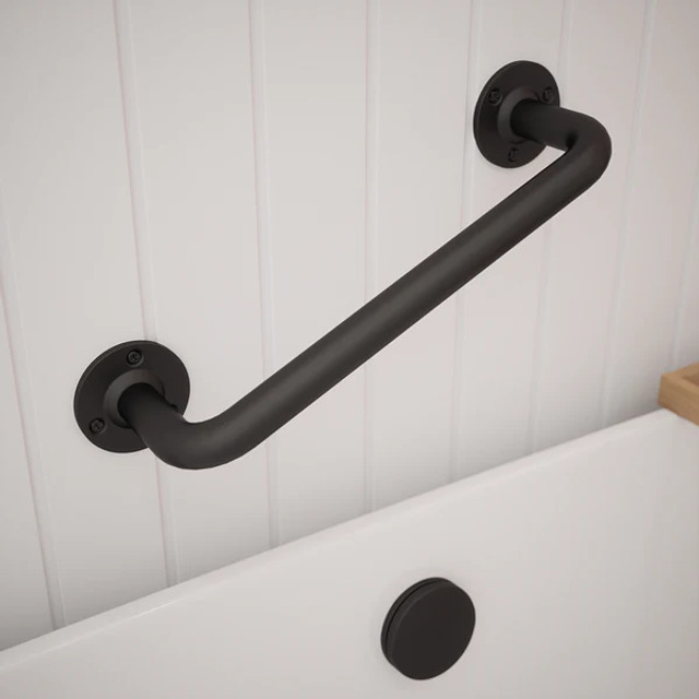 Safety Grab Rail 25mm X 305mm Matt Black