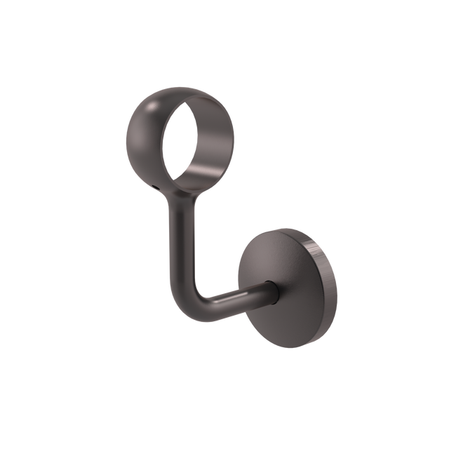 Handrail End Wall Bracket  Matt Gunmetal