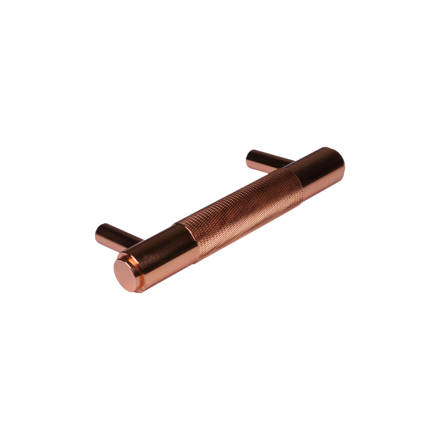 Cabinet Handle Knurled (15Cm X 20mm) - Polished Copper