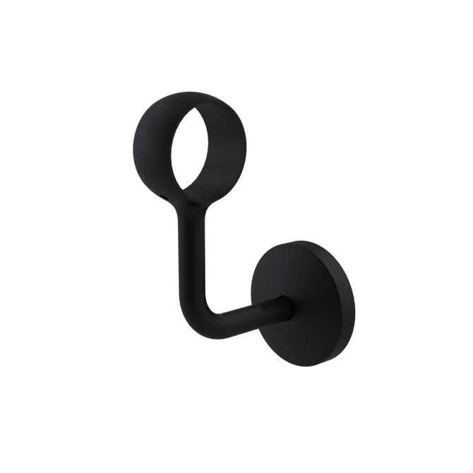 Handrail End Wall Bracket Matt Black