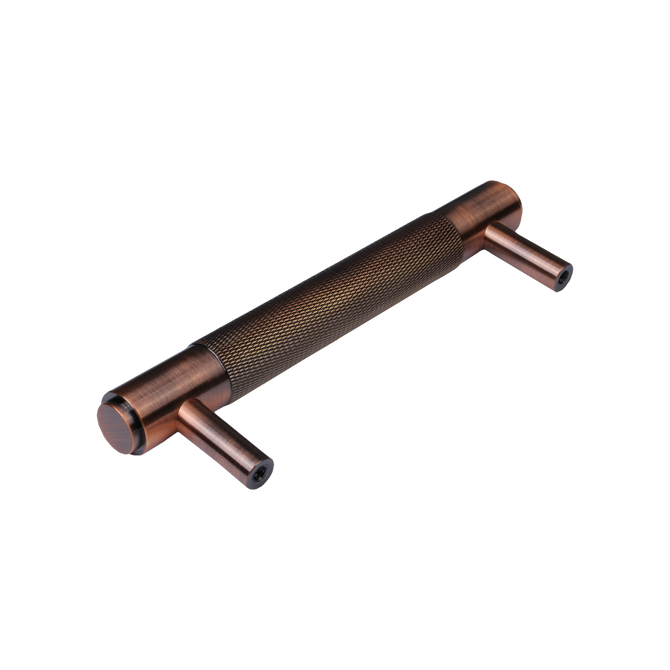 Cabinet Handle Knurled (20Cm X 20mm) - Antique Copper