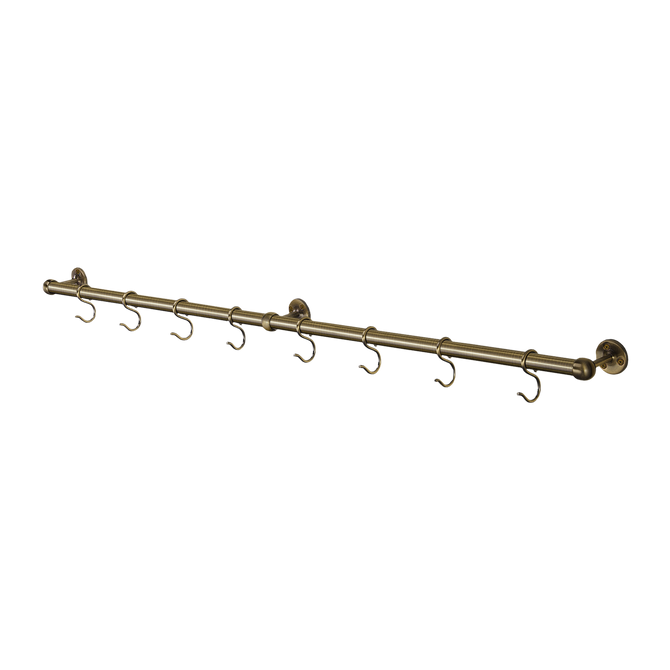 Utensil Rail Kit 19mm X 1000mm Antique Brass