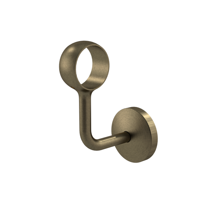Handrail End Wall Bracket Antique Brass