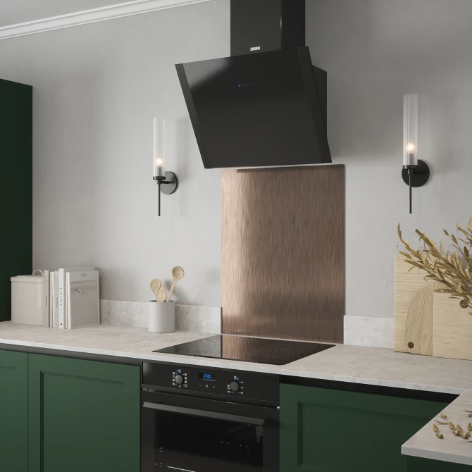 Antique Copper Kitchen Splashback - Self Adhesive 600 x 750mm