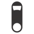 Bottle Opener Colour Swatch Rectangular Matt Gunmetal